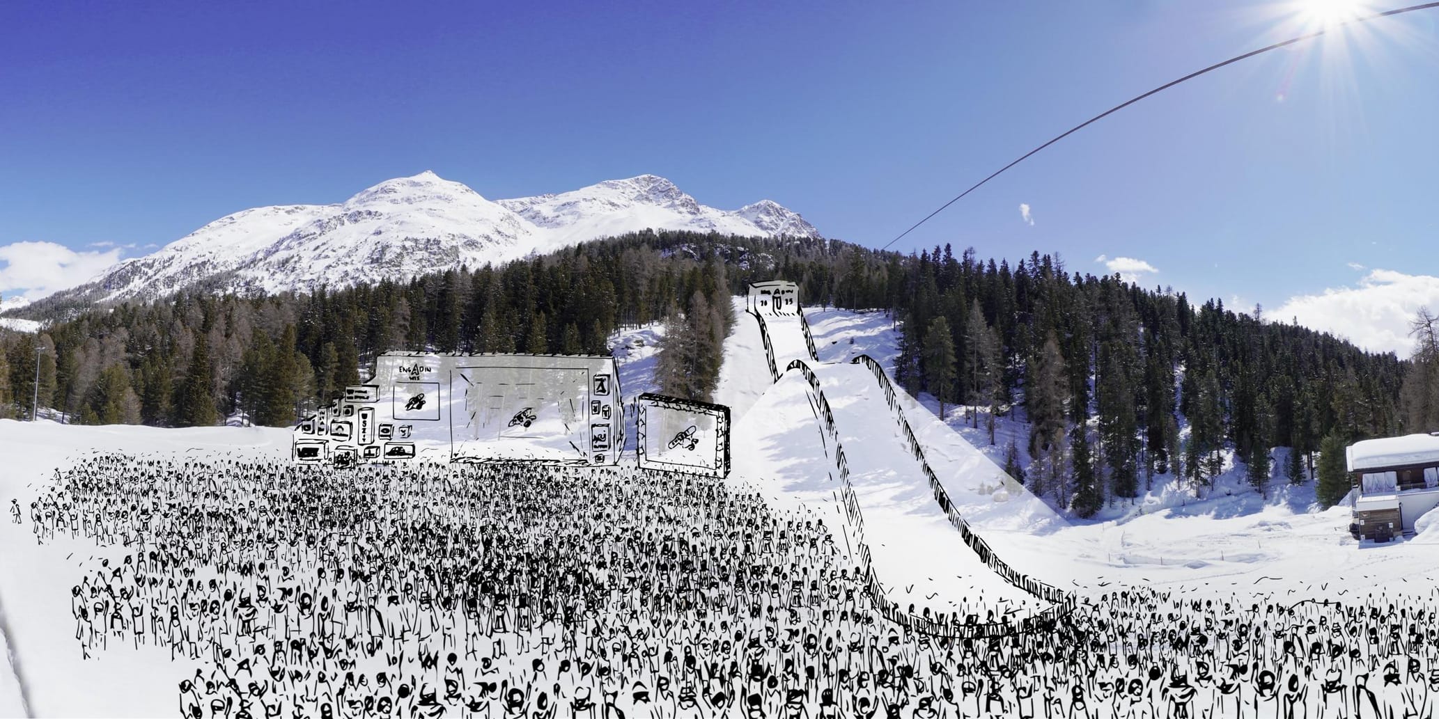 Olympiaschanze Map Skizze