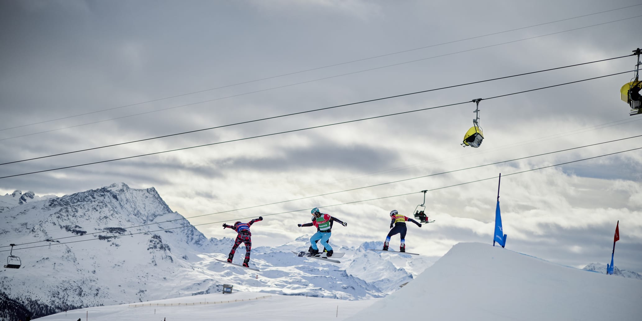 Snowboardcross Corviglia